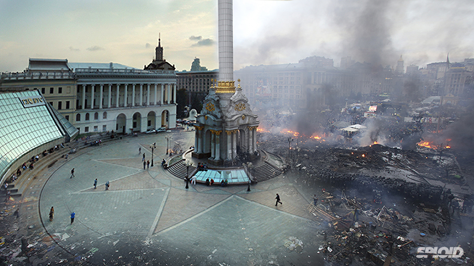 Photoshop Shows The Dramatic Difference Between Peace And War In Kiev