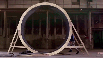 Video: Man Defies Gravity By Running Upside Down In A 360-Degree Loop