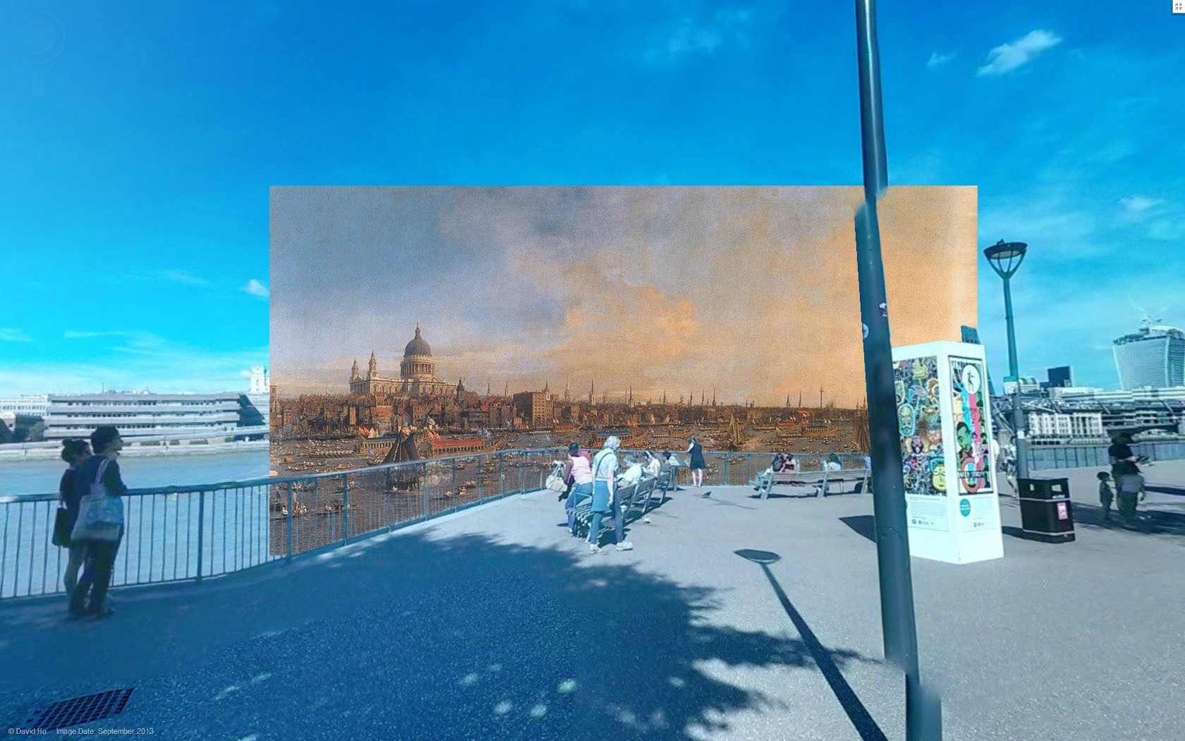 Impressive Images Mix Classic Paintings And Modern London Street Views