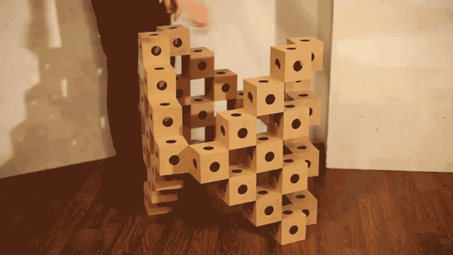 These Awesome Cardboard Sculptures Are Maths In Motion