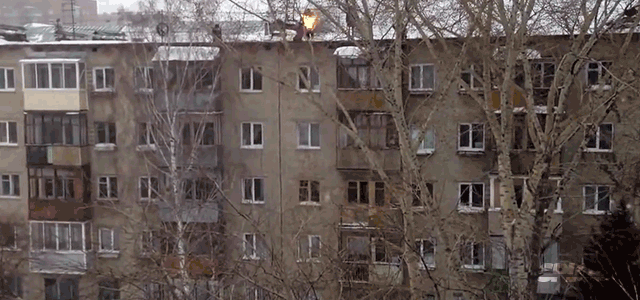 Russian Teen Sets Himself On Fire And Jumps Off A Building Just For Fun
