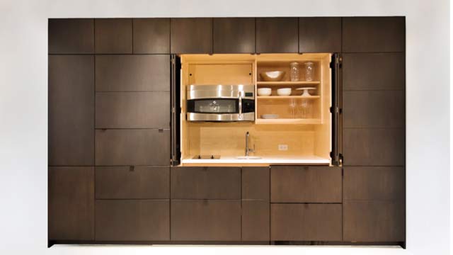 These Cabinets Hide An Incredible Stealth Kitchen