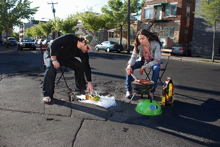 If You Can’t Fix Potholes, Use ‘Em For Bottle Service