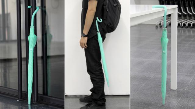A Strong Case For An Umbrella With A Bendable Handle