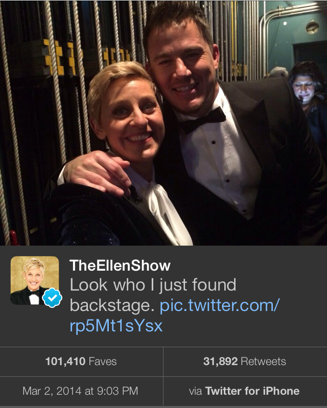 Ellen DeGeneres Is Using An iPhone Backstage Instead Of That Samsung