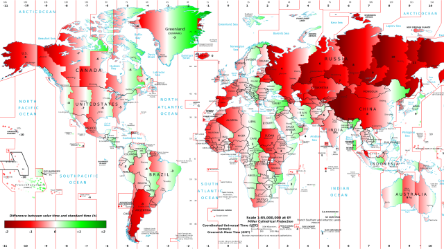 How The Time Of Sunrise And Sunset Varies Around The World
