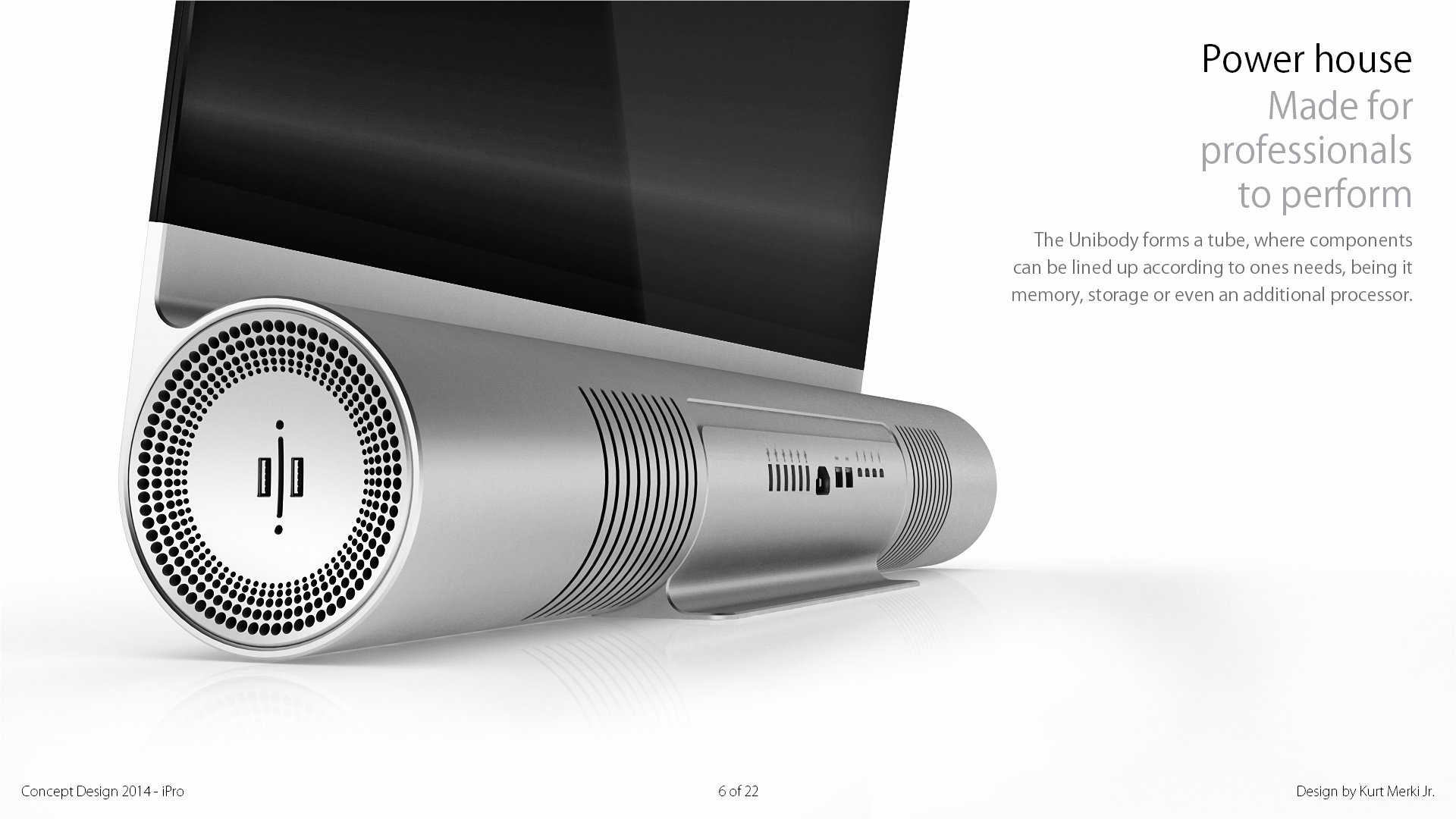 The iPro Is A Crazy Mix Between A Mac Pro And An iMac