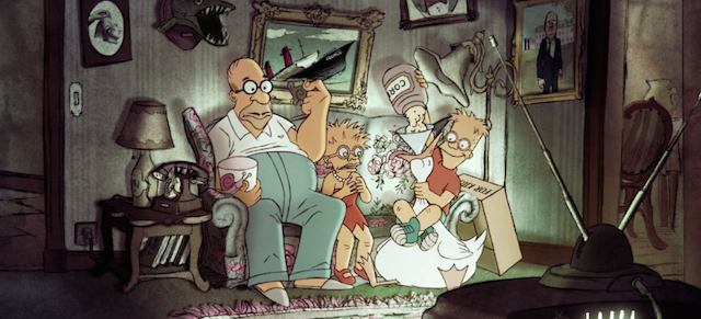 This Simpsons Couch Gag Making Fun Of The French Is Hilarious Fine Art
