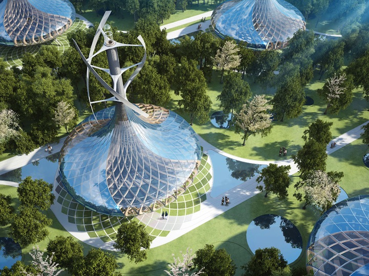 These Futuristic Villas Would Produce More Energy Than They Consume