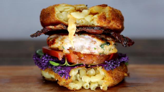Lobster Burger On Macaroni & Cheese Buns And Other Mind-Blowing Burgers