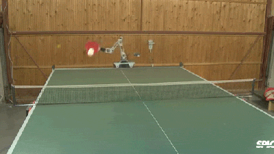 This Super Nifty One Armed Robot Is Better At Table Tennis Than You
