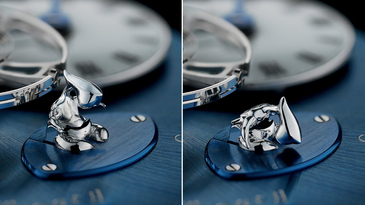 The Tiny Figure On This Watch Gets Tired When It Needs A Winding