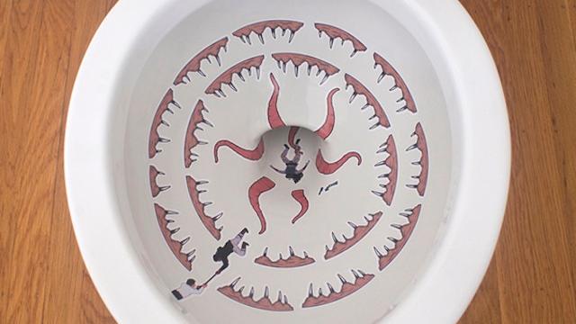 Awesome Decals Turn Your Toilet Bowl Into A Deadly Sarlacc Pit