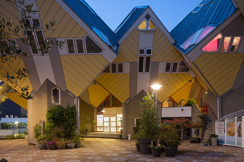Off-Kilter Cube Houses Creatively Renovated Into Homes For Ex-Cons