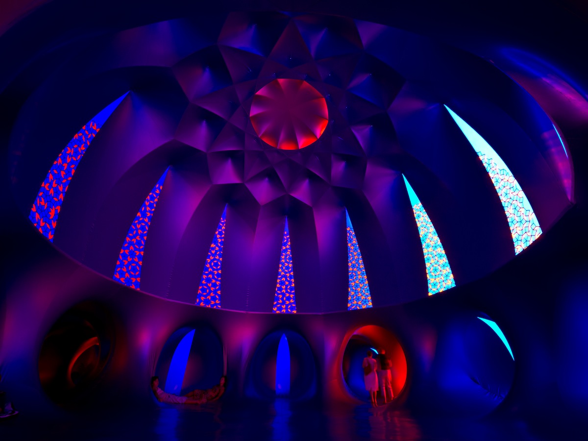 These Womb-Like Cathedrals Of Colour Are Made From Giant Balloons