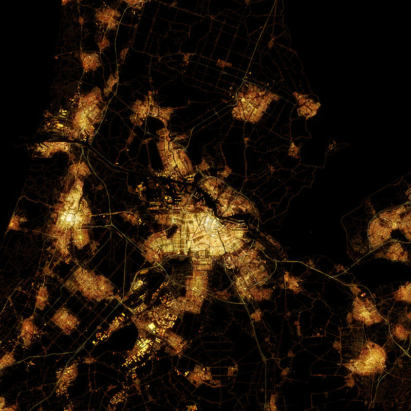 These Stunning Satellite Images Of Cities Were Really Made With Data