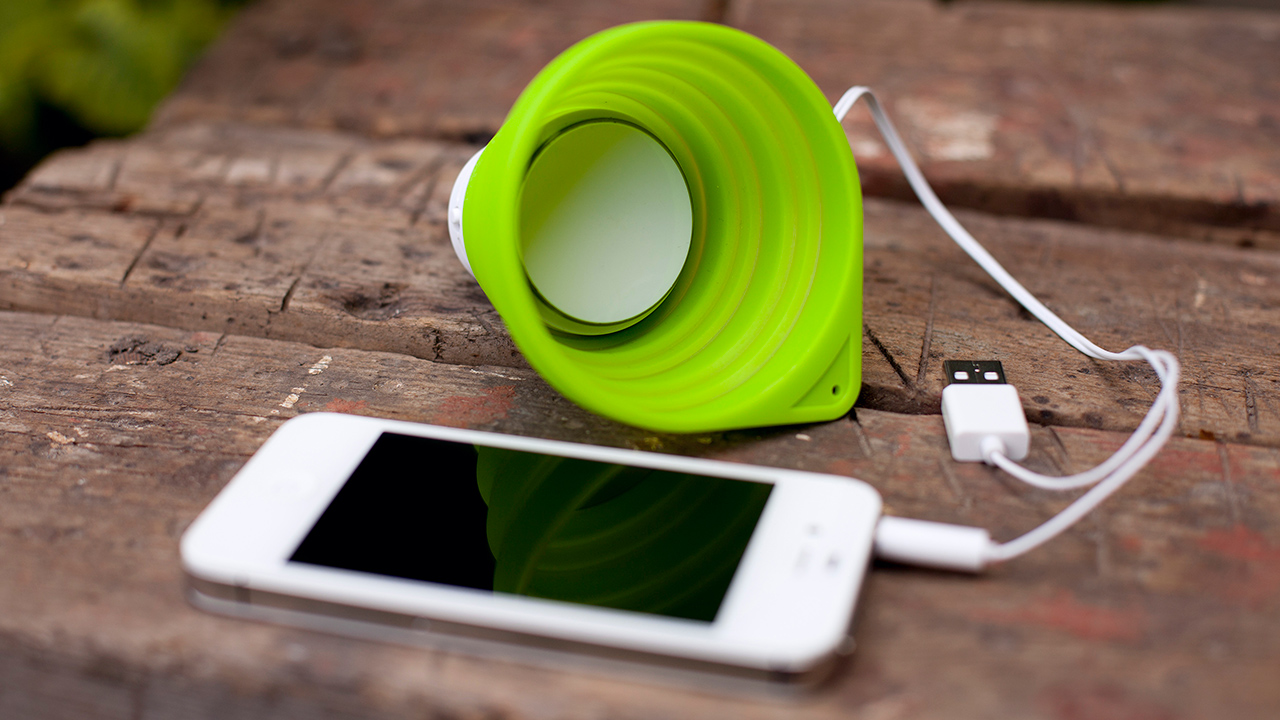 A Collapsible Speaker That Might Double As An Emergency Cup