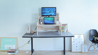 This Clever Contraption Turns Any Table Into A Standing Desk