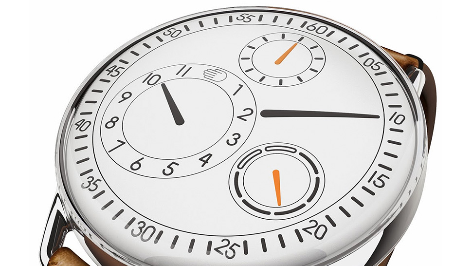 Constantly Spinning Dials Replace Hands On This Sleek Minimal Watch