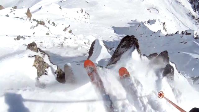 Terrifying Video: I Just Can’t Believe How Insanely Crazy This Skier Is