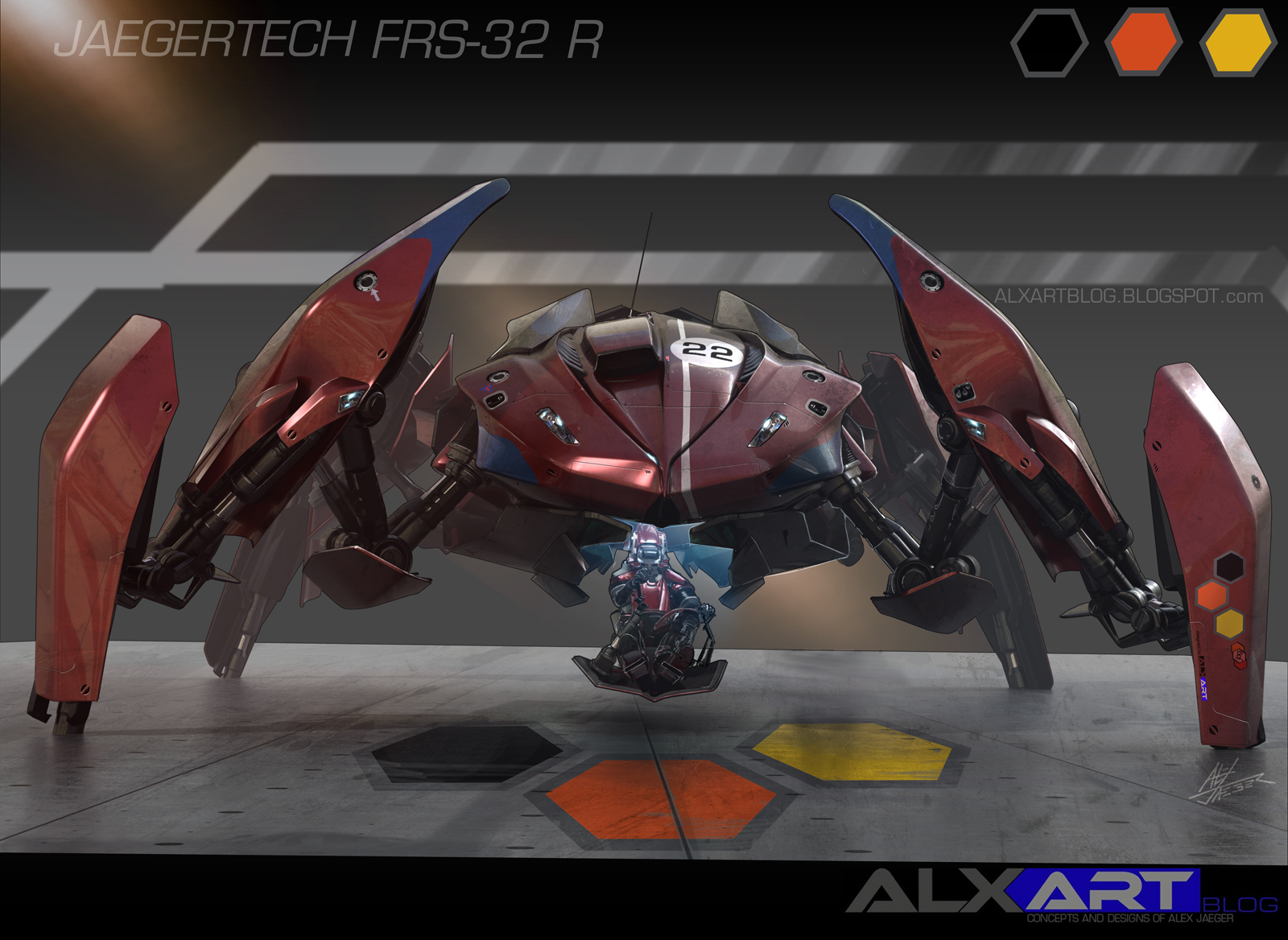 I Really Wish There Were Races Of These Awesome Spider Mechs