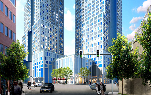 This Icy Blue Tower Will Be New Jersey’s Tallest Residential Building
