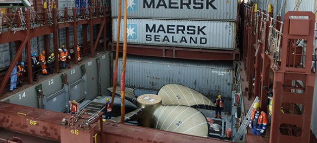 This Five-Bladed Behemoth Is The World’s Largest Cargo Ship Propeller