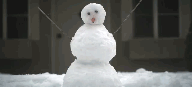 Celebrate The Coming Of Winter Killing Snowmen With Explosives In Slow-Mo