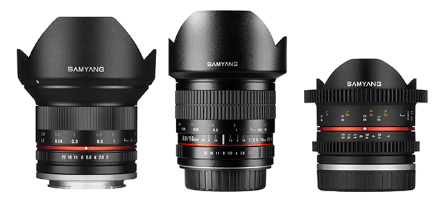 Samyang Introduces New Lenses For Your Wide Angle Pleasure