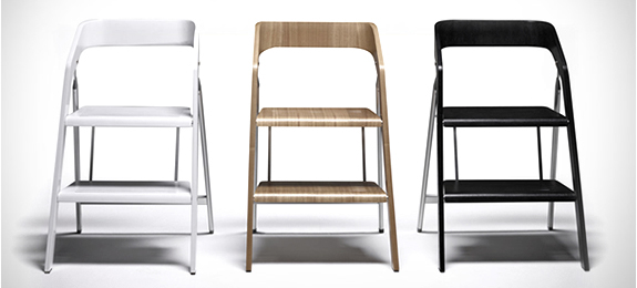 This Sleek Chair Doubles As A Sensible Stepladder