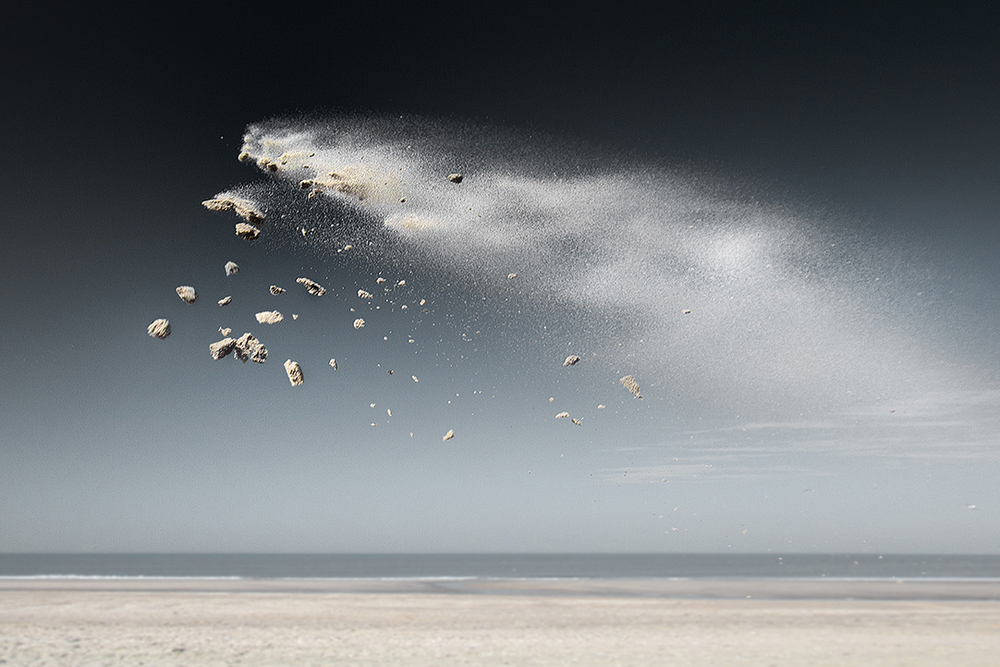 Snapshots Of Sand In Mid-Air Look Like Otherworldly Explosions