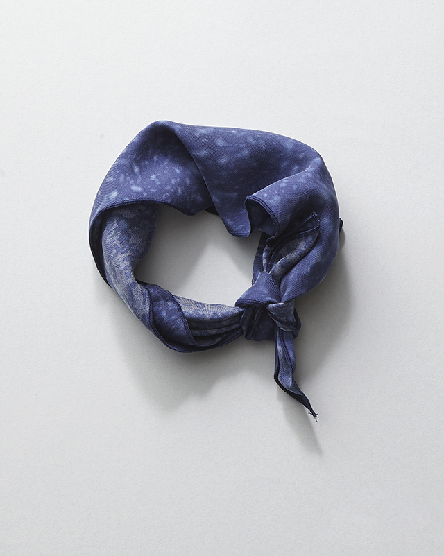 These Silk Scarves Are Patterned With Real Raindrops