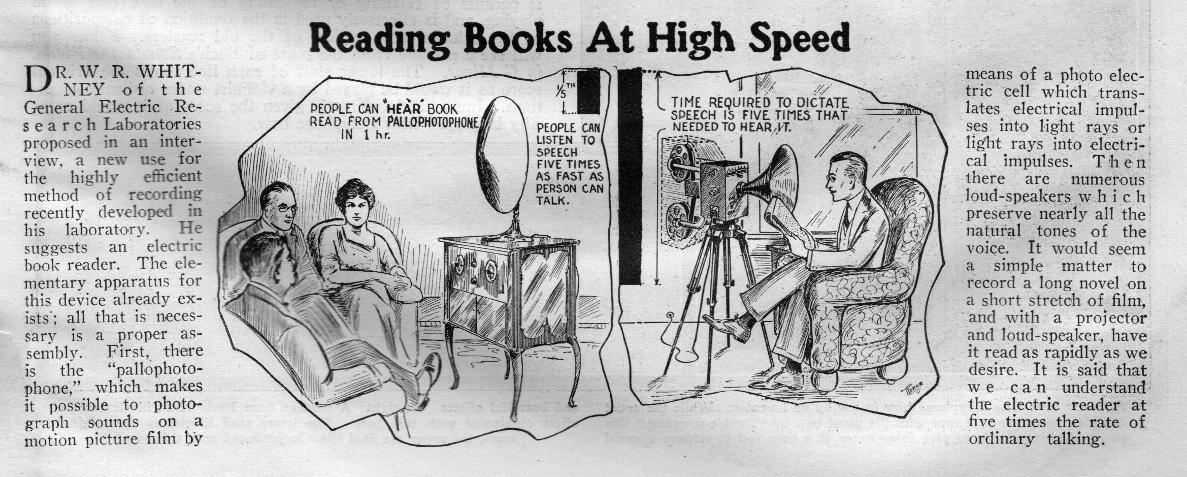 This ‘Electric Book Reader’ Of 1927 Was The Future Of Speed Reading