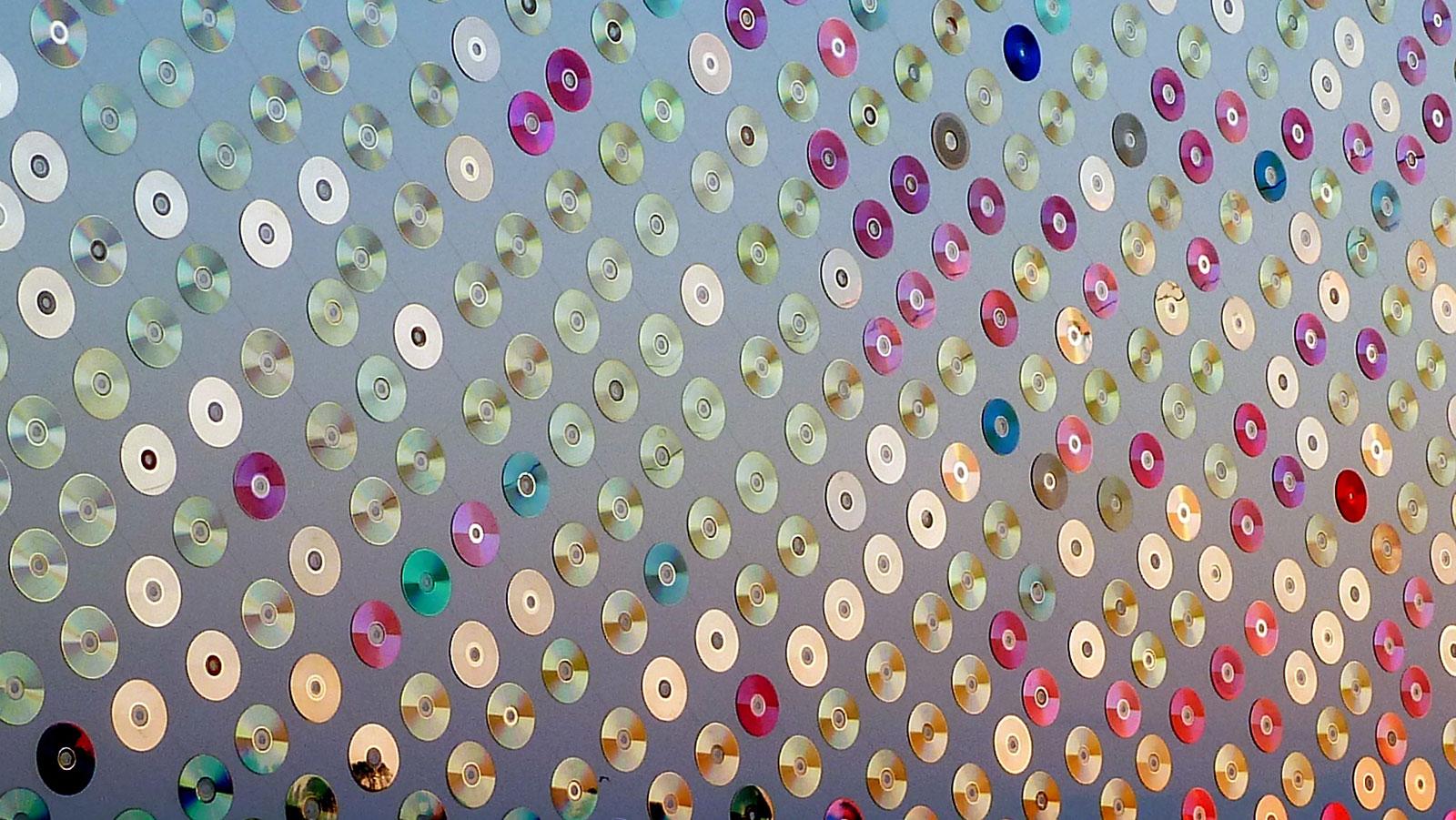 6,000 Used CDs Never Looked So Pretty