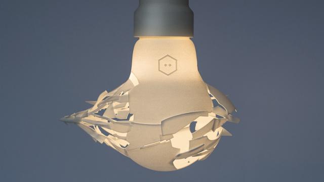 This Lightbulb Comes Shattered On Purpose
