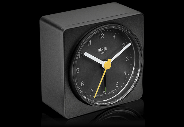 Just Flick This Clock’s Simple Face Switch To Activate Its Alarm