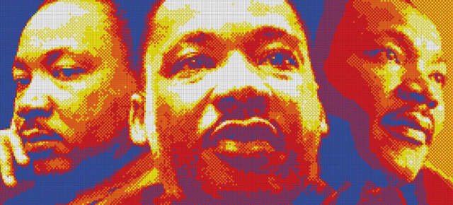 Amazing Martin Luther King, Jr. Portrait Made From 4,200 Rubik’s Cubes