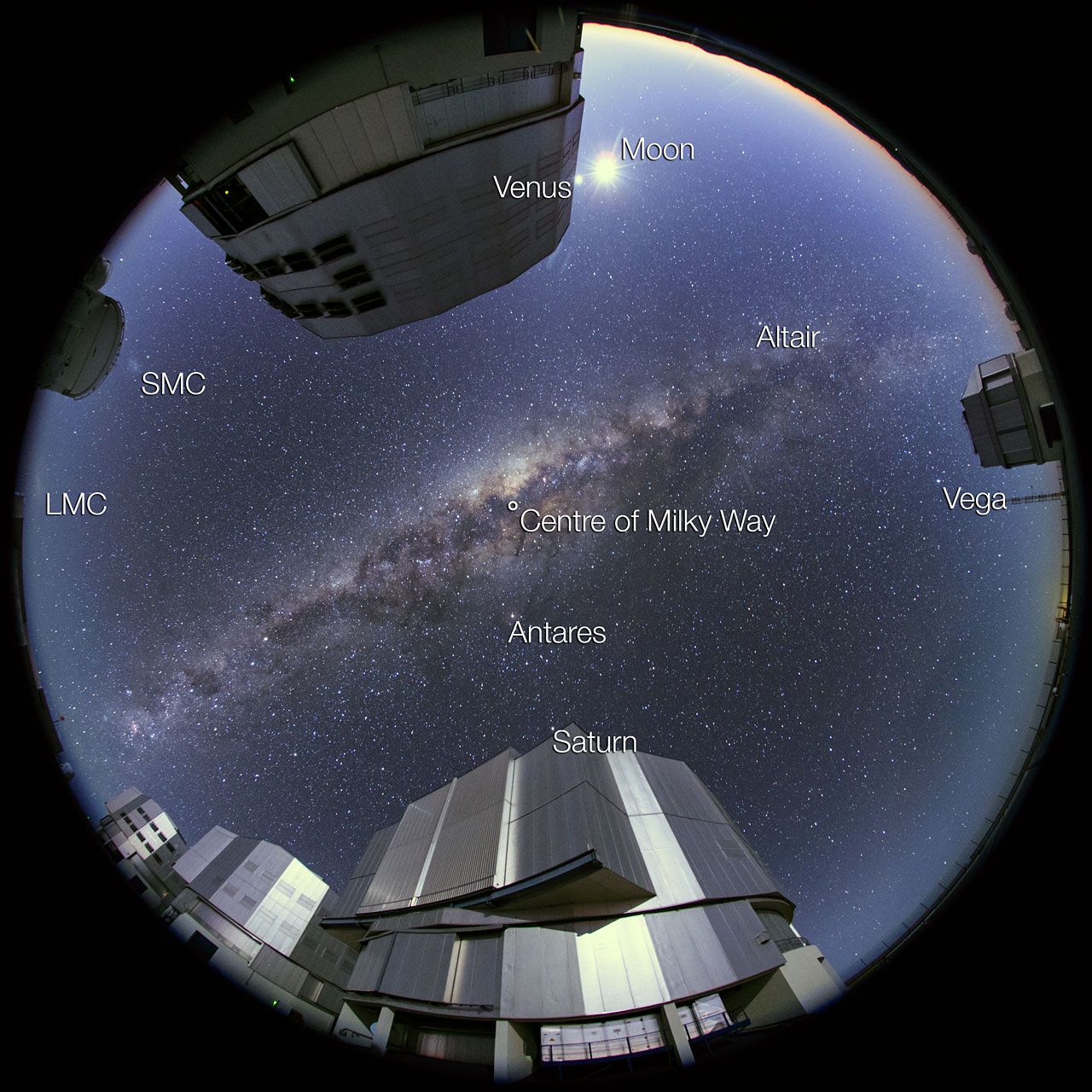 A Stunning Picture Of The Very Large Telescope (Oh, And The Milky Way)