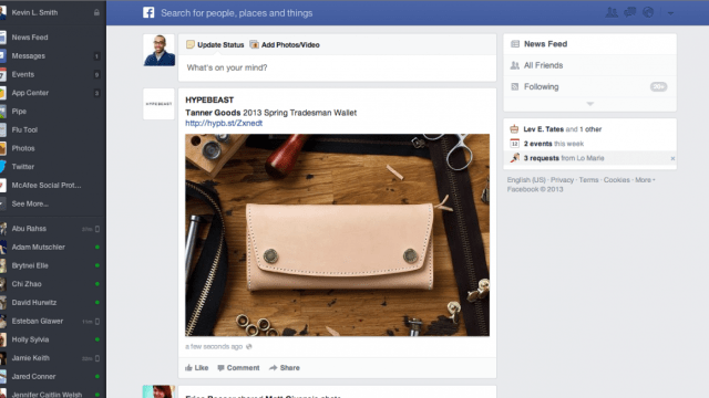 Facebook Ditched A Fancy Redesign Because Your Computer Sucks