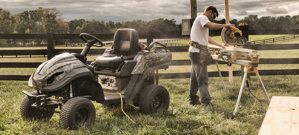 A Riding Mower That Transforms Into An ATV Is All Work And All Play