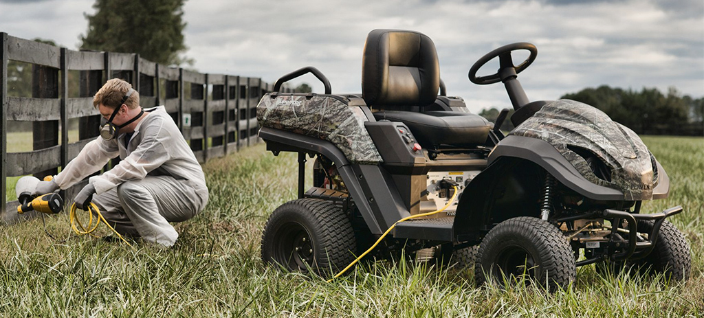 A Riding Mower That Transforms Into An ATV Is All Work And All Play