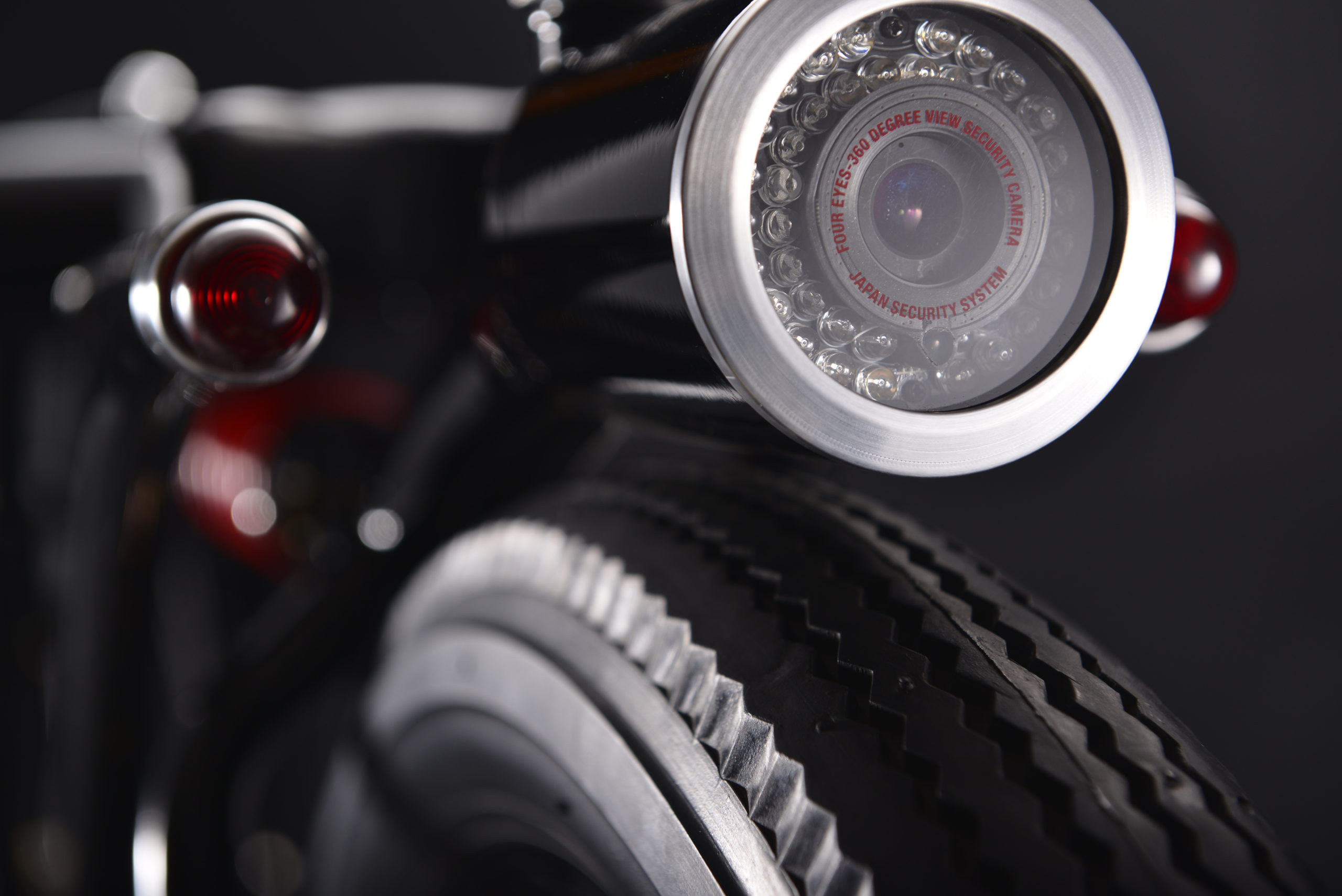 Beautiful Custom Motorbike Is Actually A 360-Degree Security Camera