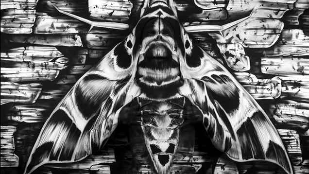 There’s A Woman Hidden In This Painting Of A Moth