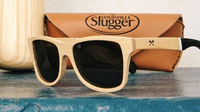 Stylish Sunglasses Made From Salvaged, Shattered Baseball Bats