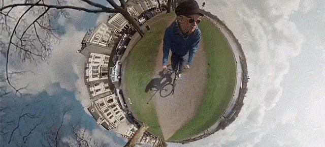 This Bike Ride Filmed As A 360-Degree Panorama Is Amazing