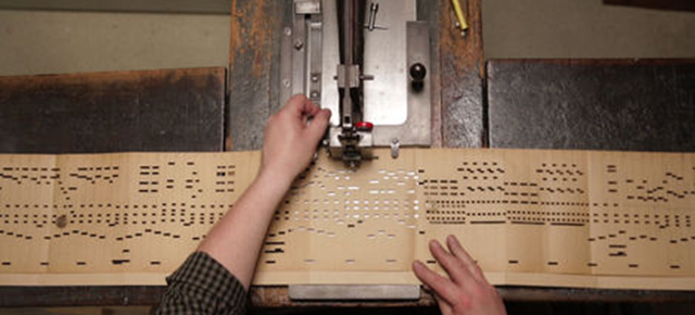 These Scarves Are Woven Music, Made With Patterns From Organ Punchcards