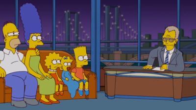Simpsons Couch Gag Pays Homage To David Letterman