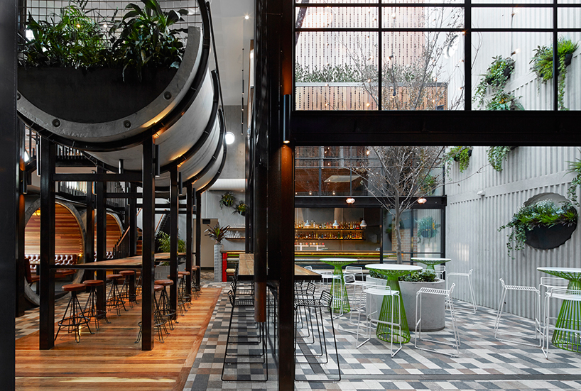 This Australian Pub Built With Concrete Pipes Is Surprisingly Elegant And Cosy