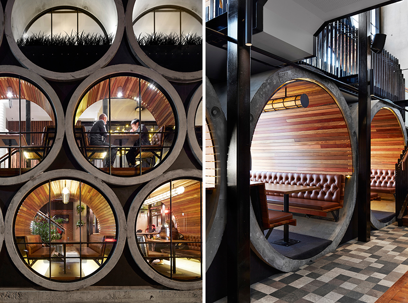 This Australian Pub Built With Concrete Pipes Is Surprisingly Elegant And Cosy