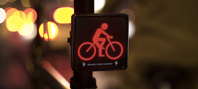 Symbolic Bike Lights Make Cyclists More Visible To Traffic